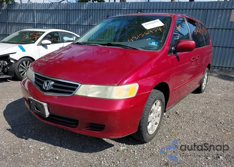 2003 Honda Odyssey Ex-L из США, поврежденный, VIN 5FNRL18003B121268